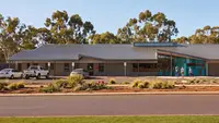 Artist’s impression of the front of the New Paraburdoo Hospital. 